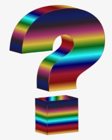 Angle,purple,computer Wallpaper - Transparent Colorful Question Mark, HD Png Download, Transparent PNG