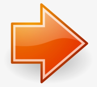 Next Clipart - Orange Arrow Transparent Background, HD Png Download, Transparent PNG