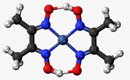 Nickel Dimethylglyoxime Complex Ball - Salicylic Acid Stick And Ball Model, HD Png Download, Transparent PNG