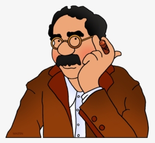 Free Occupations Clip Art By Phillip Martin, Groucho - Cartoon, HD Png Download, Transparent PNG