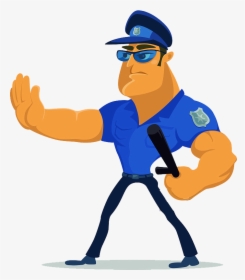 Policeman Clipart Security Guy - Diary Of A Wimpy Foxy, HD Png Download, Transparent PNG