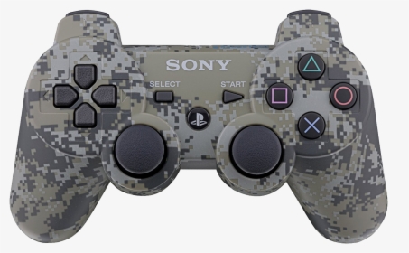 Sony Ps3 Dual Shock Controller Camo Green - Playstation 3 Controller Camouflage, HD Png Download, Transparent PNG