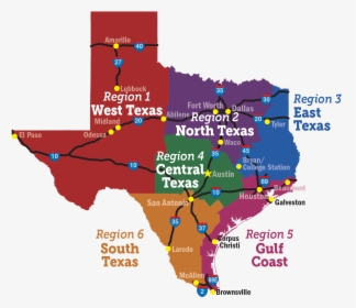 Map Of Texas, HD Png Download, Transparent PNG