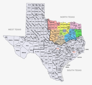 Map Of Texas Counties, HD Png Download, Transparent PNG