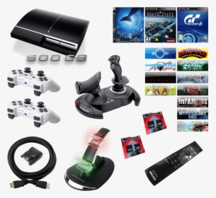 500gb Playstation 3 & Aquanauts Holiday & Birds Of - Ps3 Birds Of Steel Joystick, HD Png Download, Transparent PNG