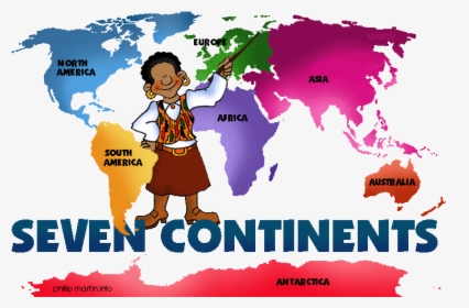 Photo Courtesy Of - Seven Continents Clipart, HD Png Download, Transparent PNG