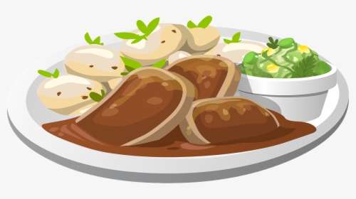 Transparent Background Plate Of Food Clipart, HD Png Download, Transparent PNG