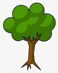 Plant,flower,leaf - Simple Tree Cartoon Png, Transparent Png, Transparent PNG
