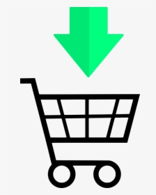 Shopping Cart Silhouette, HD Png Download, Transparent PNG