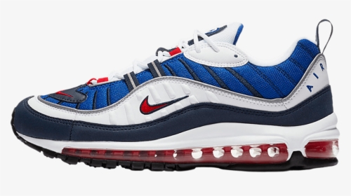 Air Max 98 Red Blue White, HD Png Download, Transparent PNG