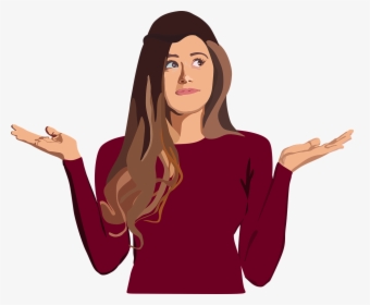 Confused Shrugging Shrug Free Photo - Don T Know, HD Png Download, Transparent PNG
