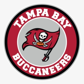 Tampa Bay Buccaneers Circle Logo Vinyl Decal / Sticker - Tampa Bay Buccaneers Throwback Logo, HD Png Download, Transparent PNG