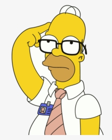 Homer Simpson Teacher , Png Download - Homer With Glasses Png, Transparent Png, Transparent PNG