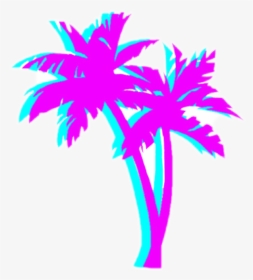 Palmeras Png , Png Download - Vaporwave Palm Tree Transparent, Png Download, Transparent PNG