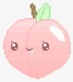 #pixel #peach #drool #cute - Cute Pixel Peach Png, Transparent Png, Transparent PNG