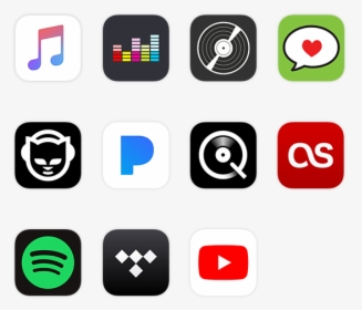 Music Streaming Icons Png, Transparent Png, Transparent PNG
