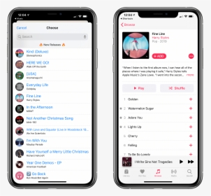 Tapping A New Music Release In Musicbot Opens It In - Iphone X Top Charts, HD Png Download, Transparent PNG