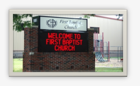 Fbc Welcome Sign - American Baptist Churches Usa, HD Png Download, Transparent PNG