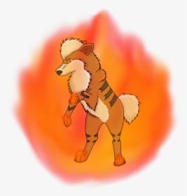 Growlithe Used Flare Blitz By Mistysnowdrift - Cartoon, HD Png Download, Transparent PNG