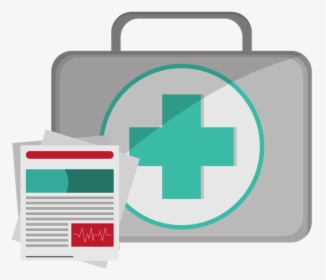 First Aid Briefcase With Safety Report Icon - First Aid, HD Png Download, Transparent PNG