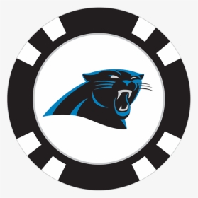Carolina Panthers Poker Chip Ball Marker - Florida Panthers Poker Chip, HD Png Download, Transparent PNG