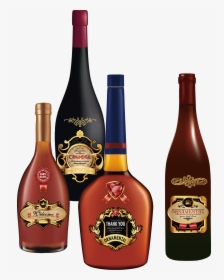 Liqueur Distilled Beverage Baijiu Wine Alcoholic Drink - Bottles Of Alcohol Png, Transparent Png, Transparent PNG