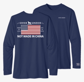L/s Tidal Tech Not Made In China - Over Under Tshirt, HD Png Download, Transparent PNG