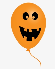 Jack O Lantern Halloween Balloon - Smiley, HD Png Download, Transparent PNG