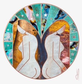 Ja-gemini2 - Stained Glass, HD Png Download, Transparent PNG