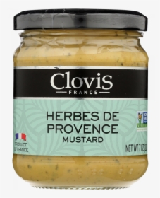 Clovis Herbs De Provence Mustard - Clovis Whole Grain Mustard, HD Png Download, Transparent PNG