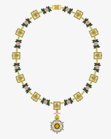Collar Of The Imperial Order Of The Rose Png Format - Toison D Or Ordre, Transparent Png, Transparent PNG