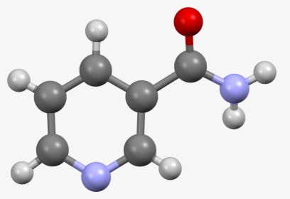 Nicotinamide From Xtal 2011 Mercury 3d Balls - Organic Chemistry, HD Png Download, Transparent PNG