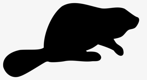 Silhouette Beaver Clipart, HD Png Download, Transparent PNG