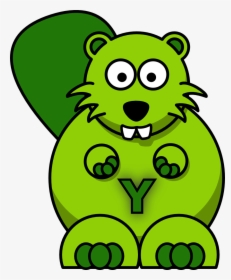 The Eager Beaver - Free Image Cartoon Beaver, HD Png Download, Transparent PNG