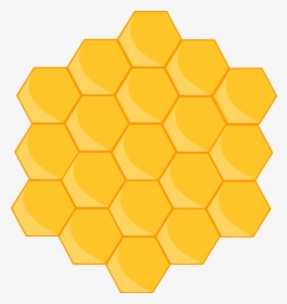 Honeycomb Clip Art At Clker - Honeycomb Clipart, HD Png Download, Transparent PNG