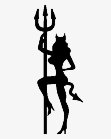 Woman Devil Shedevil Sexy Lady Girl Girls - Stripper Stickers, HD Png Download, Transparent PNG