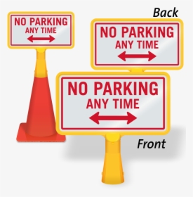 No Parking Signs For Cones, HD Png Download, Transparent PNG