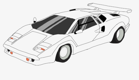 Transparent Clipart Lamborghini - Lamborghini Drawing Png, Png Download, Transparent PNG