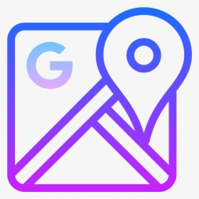 Google Map Icon Png - Google Map Icon Blue, Transparent Png, Transparent PNG