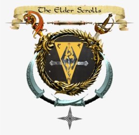 Elder Scrolls Logo Png - Elder Scrolls Online, Transparent Png, Transparent PNG