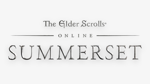 Elder Scrolls Online Summerset Logo , Png Download - Calligraphy, Transparent Png, Transparent PNG