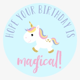 Unicorn Birthday Tag - Unicorn Birthday Gift Tags, HD Png Download, Transparent PNG