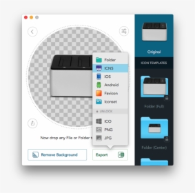 Mac Folder Icons Transparent, HD Png Download, Transparent PNG
