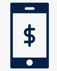 Outline Of Phone For Mobile Banking - Gadget, HD Png Download, Transparent PNG