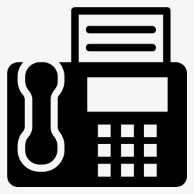 Fax Icon - Telephone, HD Png Download, Transparent PNG
