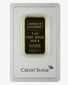Title  										 Style Max Height - 1 Oz Credit Suisse Platinum Bar, HD Png Download, Transparent PNG