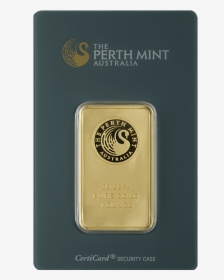 Picture Of 1 Oz Perth Gold Bar - Perth Mint Gold Bar, HD Png Download, Transparent PNG