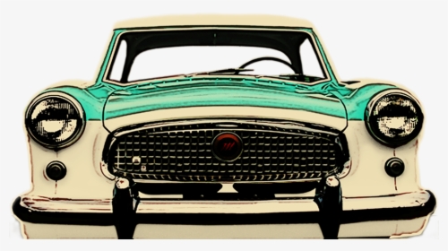 Vintage Car Back Png , Png Download - Nash Metropolitan, Transparent Png, Transparent PNG