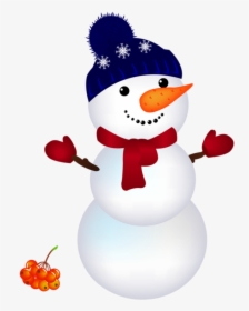 Transparent Santa Claus Christmas Snowman Christmas - Cartoon Snowman Clip Art, HD Png Download, Transparent PNG
