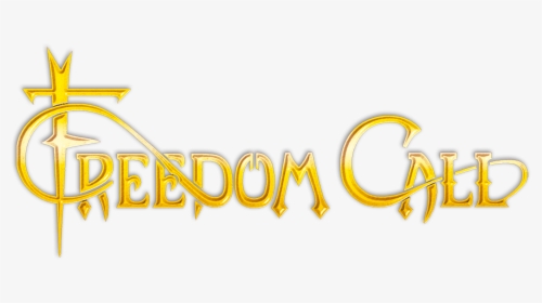 Freedomcall Logo Gold Schwarz - Calligraphy, HD Png Download, Transparent PNG